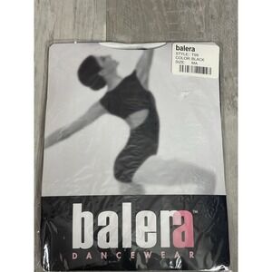 Pair NEW Balera Black Tights Style #T99 Ballet Adult Womens Size‎ MA
